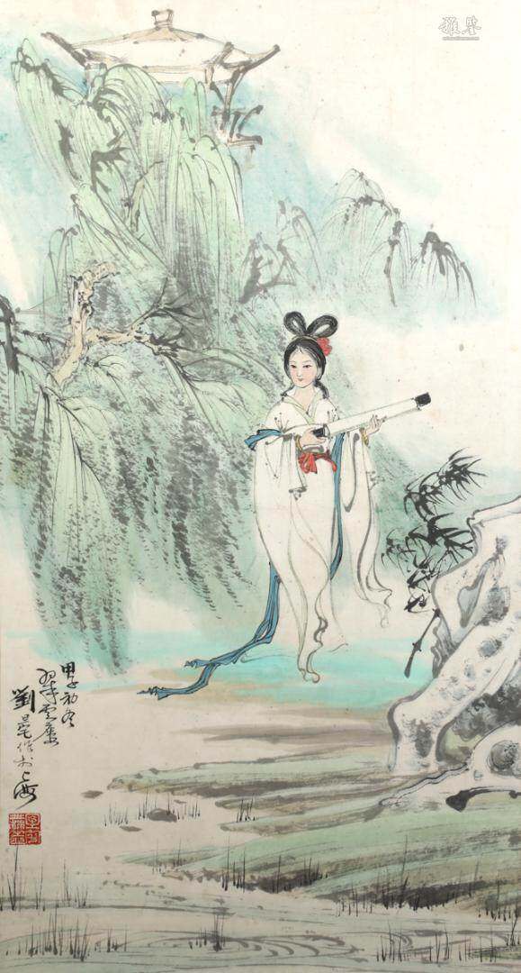 劉旦宅 仕女圖